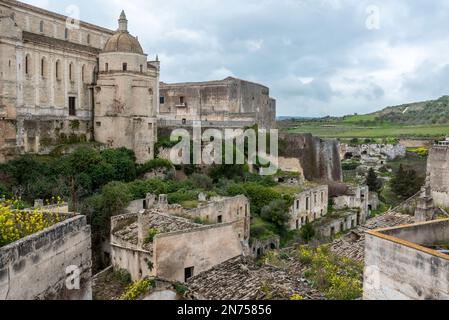 Cityscape of downtown Gravina in Southern Italy Stock Photo
