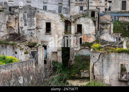 Cityscape of downtown Gravina in Southern Italy Stock Photo