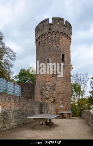 Germany, Hesse, Southern Hesse, Southern Hesse Bergstrasse County, Heppenheim, Starkenburg Stock Photo