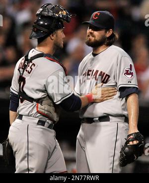 Chicago Cubs catcher Yan Gomes, left, and starting pitcher Wade Miley walk  to the dugout before a baseball game against the Miami Marlins, Monday,  Sept. 19, 2022, in Miami. (AP Photo/Lynne Sladky