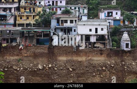 Houses seen on a steep hillside in the favela of Rocinha, Rio de ...