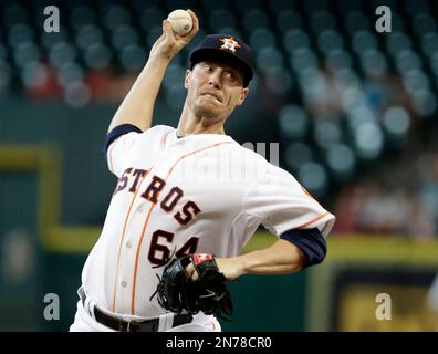 JUNE 27 2012: Houston Astros pitcher Lucas Harrell #64 and manager