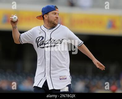 Comedian Nick Swardson is honored with the St. Paul Saints prior