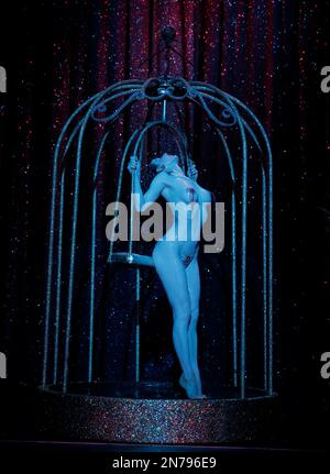 MC Murray Hill performs onstage at Burlesque: Strip Strip Hooray! Starring  Dita Von Teese on Thursday, June 20, 2013 in Los Angeles. (Photo by Katy  Winn/Invision/AP Stock Photo - Alamy