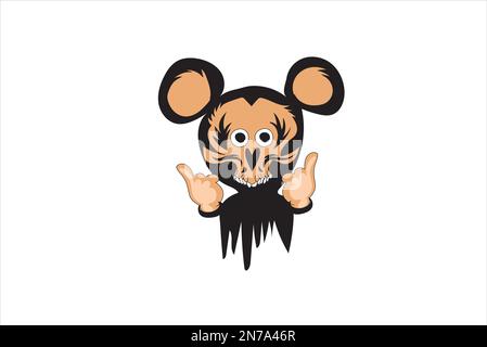 funny Mickey Mouse vector for t-shirt Stock Vector