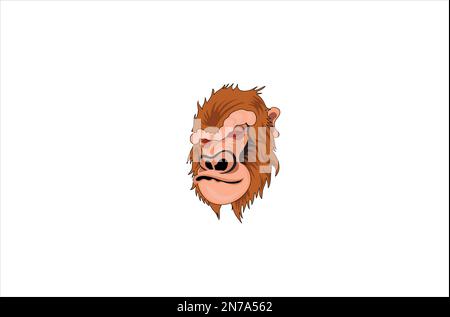 monkey gorilla vector illustration Stock Vector