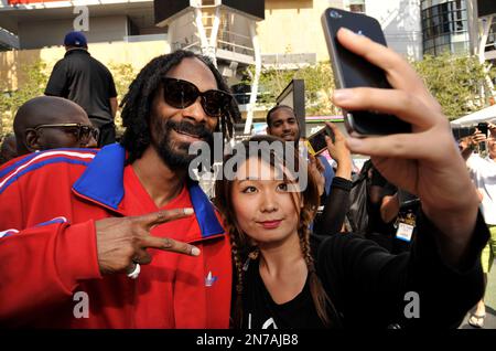 Snoop Dogg, a cast member in the animated 3D film 