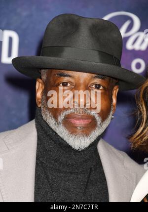 HOLLYWOOD, CALIFORNIA - FEBRUARY 09: LeVar Burton arrives for the Los Angeles premiere of the third and final season of Paramount+'s original series ' Stock Photo