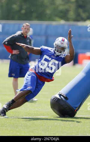 Buffalo Bills' Jerry Hughes during the second half of an NFL football game  against the Kansas City Chiefs, Monday, Oct. 19, 2020, in Orchard Park,  N.Y. (AP Photo/Adrian Kraus Stock Photo - Alamy