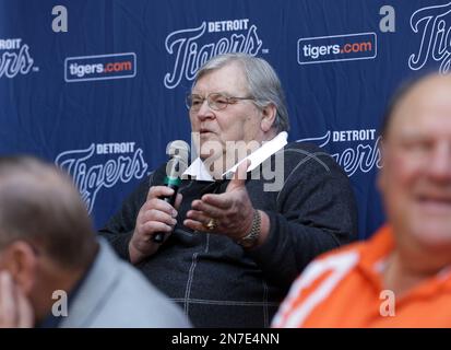 Detroit Tigers pitcher Denny McLain in his pitching motion as he worked in  8th inning of game with the N.Y. Yankees in Detroit on Sept. 20, 1968.  McLain picked up his 31st