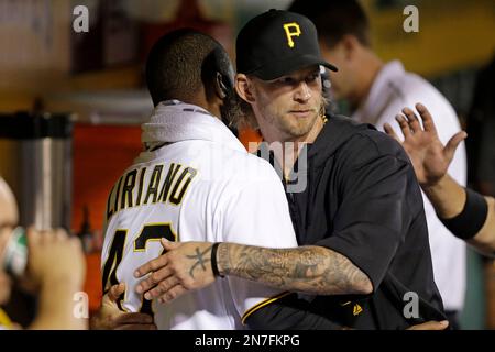 Itching to get back': A.J. Burnett, Russell Martin set to pitch in for  Pirates' home opener - The Athletic