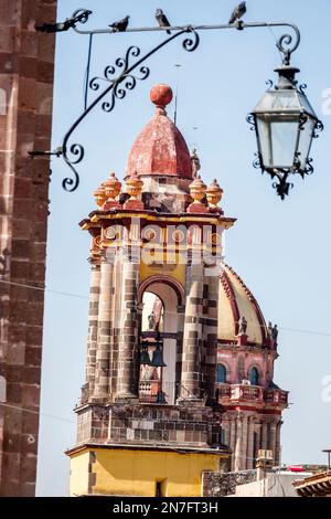San Miguel de Allende Guanajuato Mexico,Historico Central historic center Zona Centro,Templo de la Purisima Concepcion Las Monjas Church of the Immacu Stock Photo
