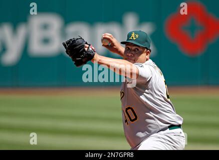 Bartolo Colon of the Cleveland Indians pitches during a 2002 MLB season  game against the Los Angeles Angels at Angel Stadium, in Los Angeles,  California. (Larry Goren/Four Seam Images via AP Images