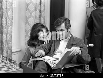 Director Bryan Forbes with wife Nanette Newman Stock Photo - Alamy