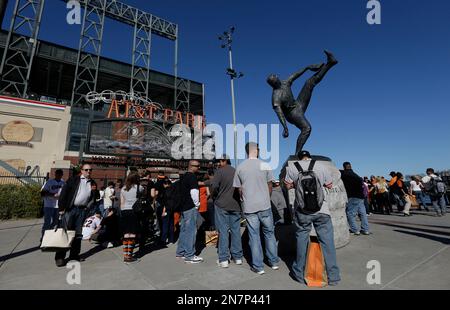 San Francisco: AT&T Park - Juan Marichal, This statue of Ha…