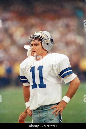 80s Vintage Danny White 11 Dallas Cowboys Nfl Football 