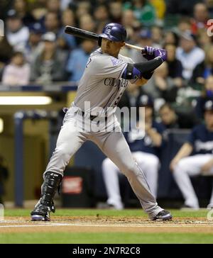 April 20, 2013: Colorado Rockies left fielder Carlos Gonzalez (5