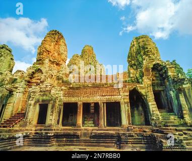 Remains Of The Ancient Bayon Temple Near Angkor Wat Cambodia Asia Remains Of The Ancient Bayon Temple Near Angkor Wat Cambodia Asia