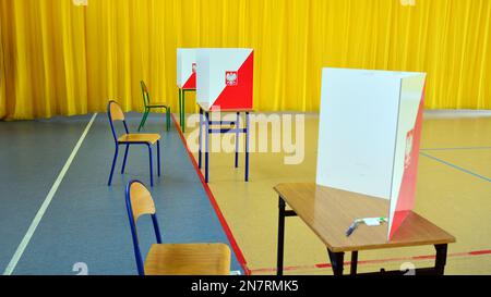 Warsaw, Poland. 28 June 2020. Polish presidential election 2020. First round of election. List of candidates. Stock Photo