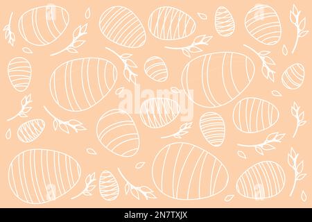 an easter eggs in different colors poster for easter for holiday religious Stock Vector