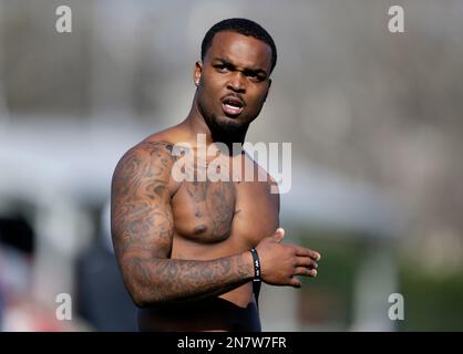 Georgia Bulldogs safety Bacarri Rambo (18) during an NCAA football game  against the South Carolina Gamecocks in Athens, Georgia, Saturday,  September 10, 2011. (AP Photo/Paul Abell Stock Photo - Alamy