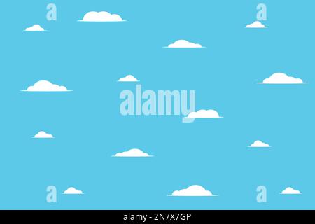 sky with clouds and stars vector illustration background texture Stock Vector