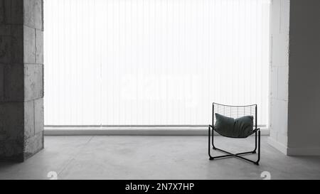 front view workplace chair with copy space Stock Photo