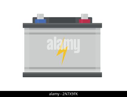 car battery power bank portable electronics vector illustration Stock Vector