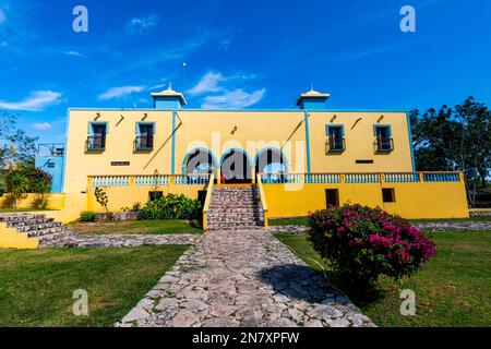 Hacienda Oxman, Valladolid, Yucatan, Mexico Stock Photo