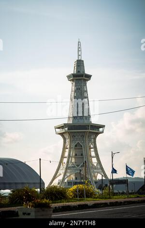 A MAHA tower in Kuah on Langkawi Island Stock Photo