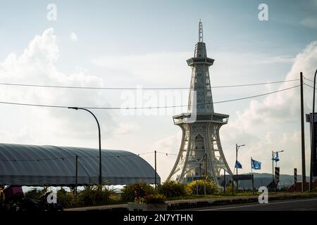 A MAHA tower in Kuah on Langkawi Island Stock Photo