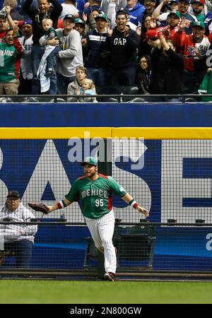 karim Garcia and Luis Alfonso Garcia of mexico during Mexico vs. Arizona  Diamondbacks game preparation, 2013 World Baseball Classic, Salt River Fiel  Stock Photo - Alamy