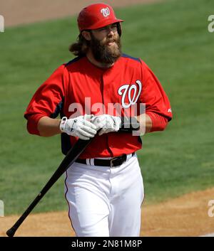 Nats Enquirer: Beardless Jayson Werth at Wizards-Lakers game