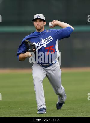 PACO RODRIGUEZ LOS ANGELES DODGERS ACTION SIGNED 8x10