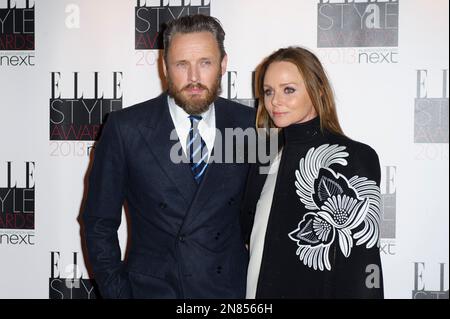 Stella McCartney and husband Alasdhair Willis attending the British Fashion  Awards at the London Coliseum, St Martin's Lane, in London Stock Photo -  Alamy