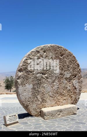 Fortified Door Abu Badd Stock Photo