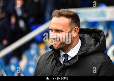 Manager Ian Evatt ( Manager Bolton Wanderers) during the Sky Bet League 1 match between Peterborough and Bolton Wanderers at London Road, Peterborough on Saturday 11th February 2023. (Photo: Kevin Hodgson | MI News) Credit: MI News & Sport /Alamy Live News Stock Photo