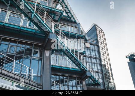 Gruner + Jahr Publishing House Modern Building Headquarters - Hamburg, Germany Stock Photo