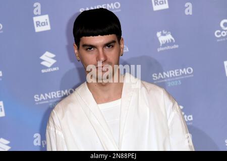 San Remo, Italy. 11th Feb, 2023. Sanremo, 73rd Italian Song Festival. Pictured : Sethu Credit: Independent Photo Agency/Alamy Live News Stock Photo