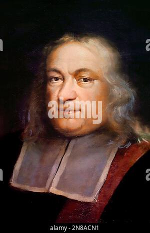 Pierre de Fermat. Portrait of the French mathematician, Pierre de Fermat (1607-1665), anonymous, 17th century Stock Photo
