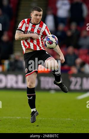 Sheffield, England, 11th February 2023.  John Fleck of Sheffield Utd  during the Sky Bet Championship match at Bramall Lane, Sheffield. Picture credit should read: Andrew Yates / Sportimage Credit: Sportimage/Alamy Live News Stock Photo