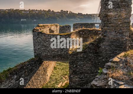 Ruins of James Fort Blockhouse on Castlepark peninsula. Kinsale, River Bandon, co Cork, Ireland. Stock Photo