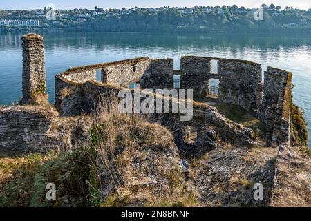 Ruins of James Fort Blockhouse on Castlepark peninsula. Kinsale, River Bandon, co Cork, Ireland. Stock Photo