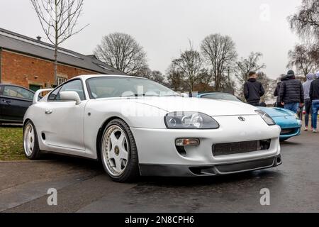 1996 Toyota Supra, on display at the Japanese Assembly held at Bicester Heritage Centre on the 29th January 2023. Stock Photo