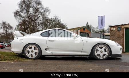 1996 Toyota Supra, on display at the Japanese Assembly held at Bicester Heritage Centre on the 29th January 2023. Stock Photo