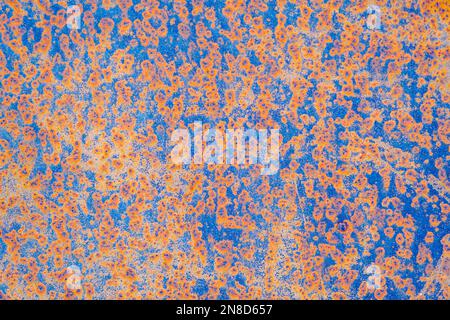 Abstract corroded colorful rusty metal background, rusty metal texture. Stock Photo