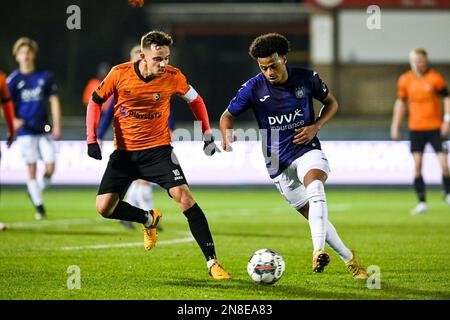 RSCA Futures' players pictured before a soccer match between RSC Anderlecht  Futures and KMSK Deinze, Sunday 14 August 2022 in Anderlecht, on day 1 of  the 2022-2023 'Challenger Pro League' second division