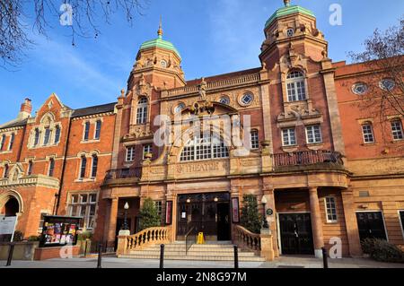 Exterior and entrance of Richmond Theatre, a Grade II-listed building in Richmond upon Thames, Greater London, England, UK.  Architect: Frank Matcham Stock Photo