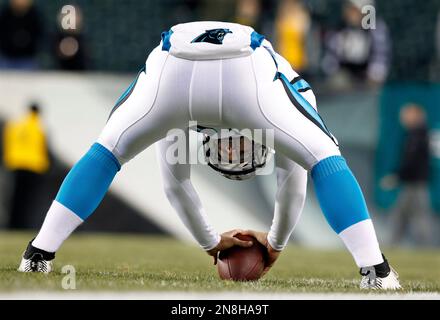 Carolina Panthers long snapper J.J. Jansen (44) encourages