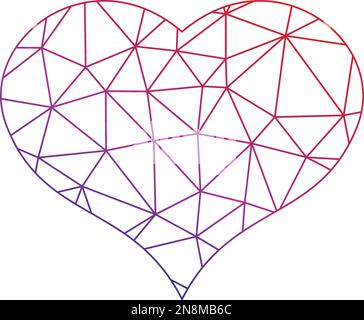 Low poly gradient frame background. Illustration. Vector Stock Vector ...